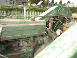 John Deere A, NF, w/JD227 Corn Picker