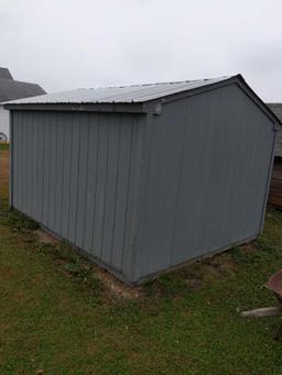 10x12x8 Storage Shed Tin Roof - To be Moved