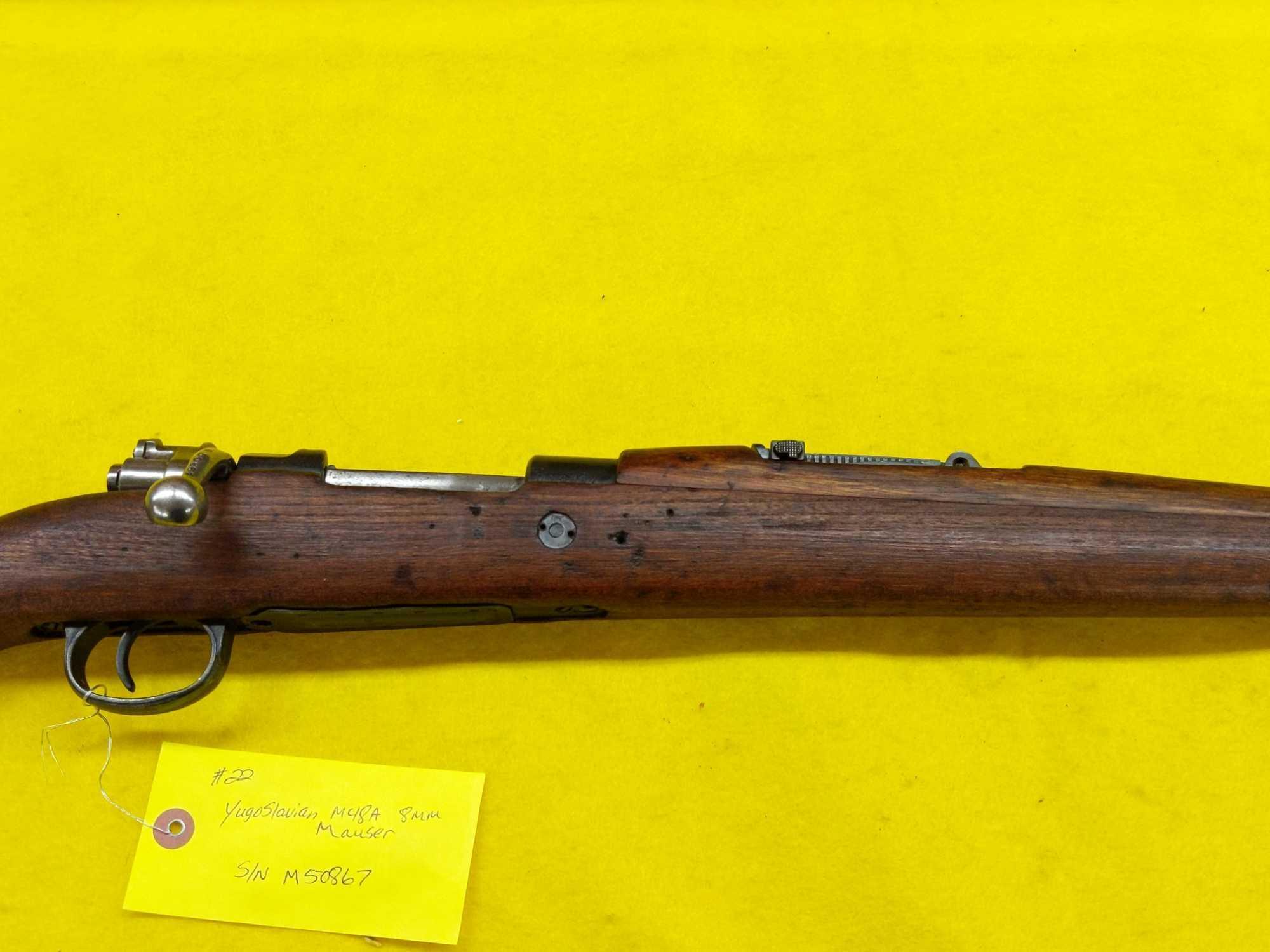 Yugoslavian Model M48A, 8 mm Mauser Rifle, 1944,With Sight Hood - In Box SN-M50867 (SN Matching)