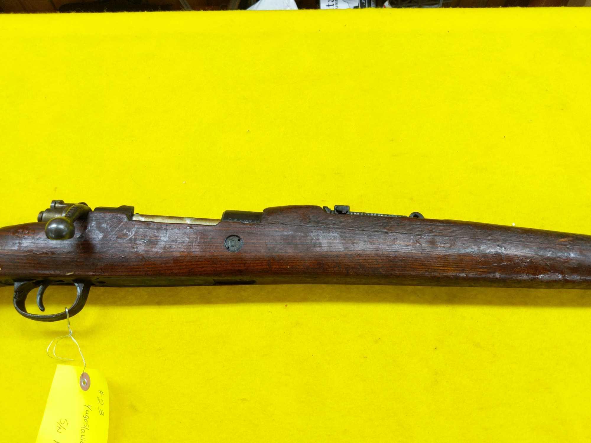 Yugoslavian M48A 8 mm Mauser Rifle, 1944 with Sight Hood in Box SN-N34262 (SN Matching)