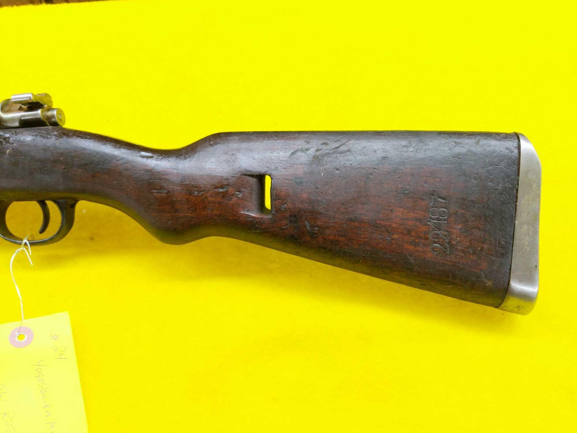 Yugoslavian M48A 8 mm Mauser Rifle, 1944, SN-R22487 (All Matching except for base plate)