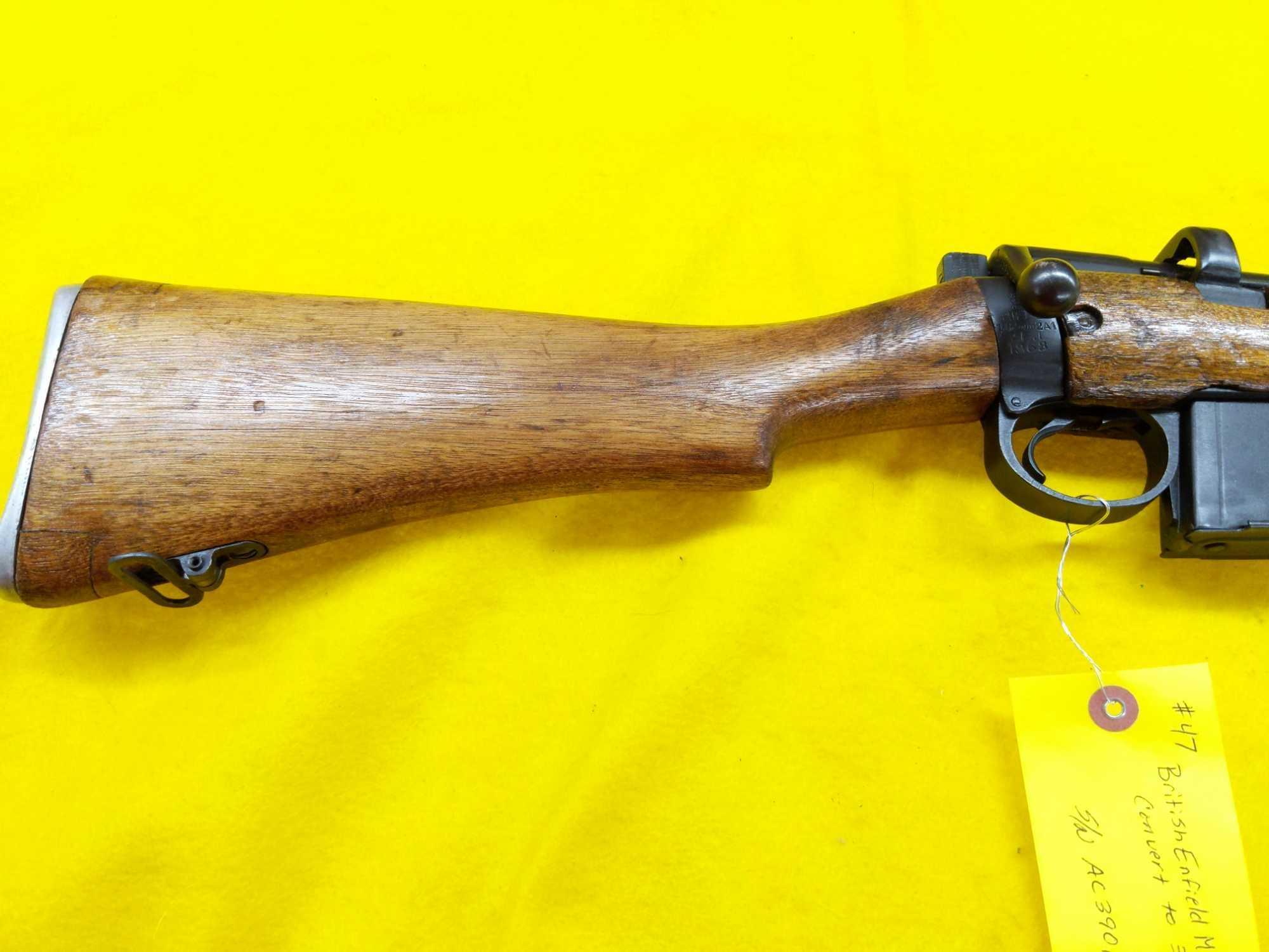 Enfield #1 Mark 3 British Converted to 308 Winchester Rifle, SN-C3901