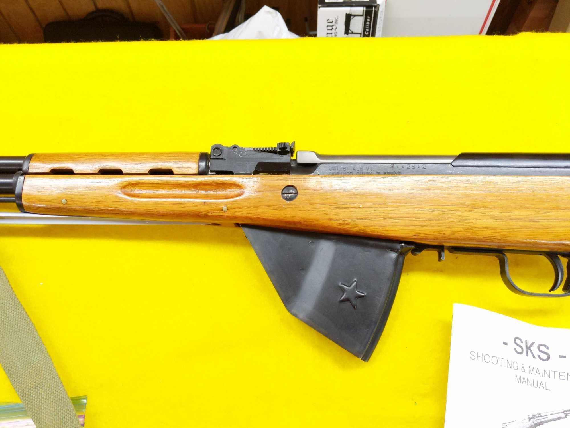 Chinese SKS Rifle with Bayonet 762X39 Caliber Model 56 SN-9112812 All Matching