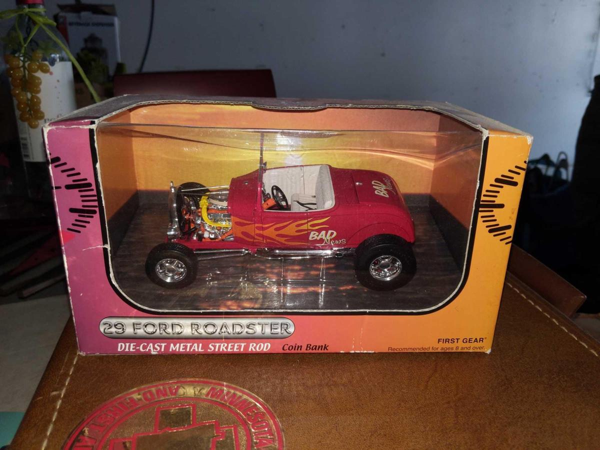 29 Ford roadster coinbank first gear