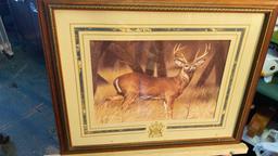 Pair of Buck Pictures - 10"x9" small 21"x17" Large