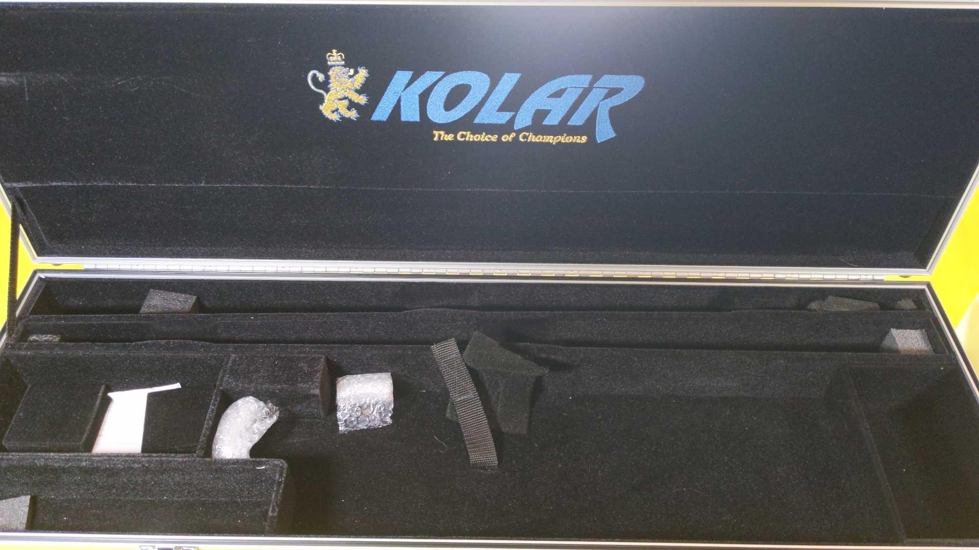 Kolar 12 Ga 2-3/4" Competitive Trap Shotgun SN#K04473 w/2-Cases, Choke Tubes & Repair Kit