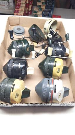 Zebco Fishing Reel Lot (404's Parts & Pieces