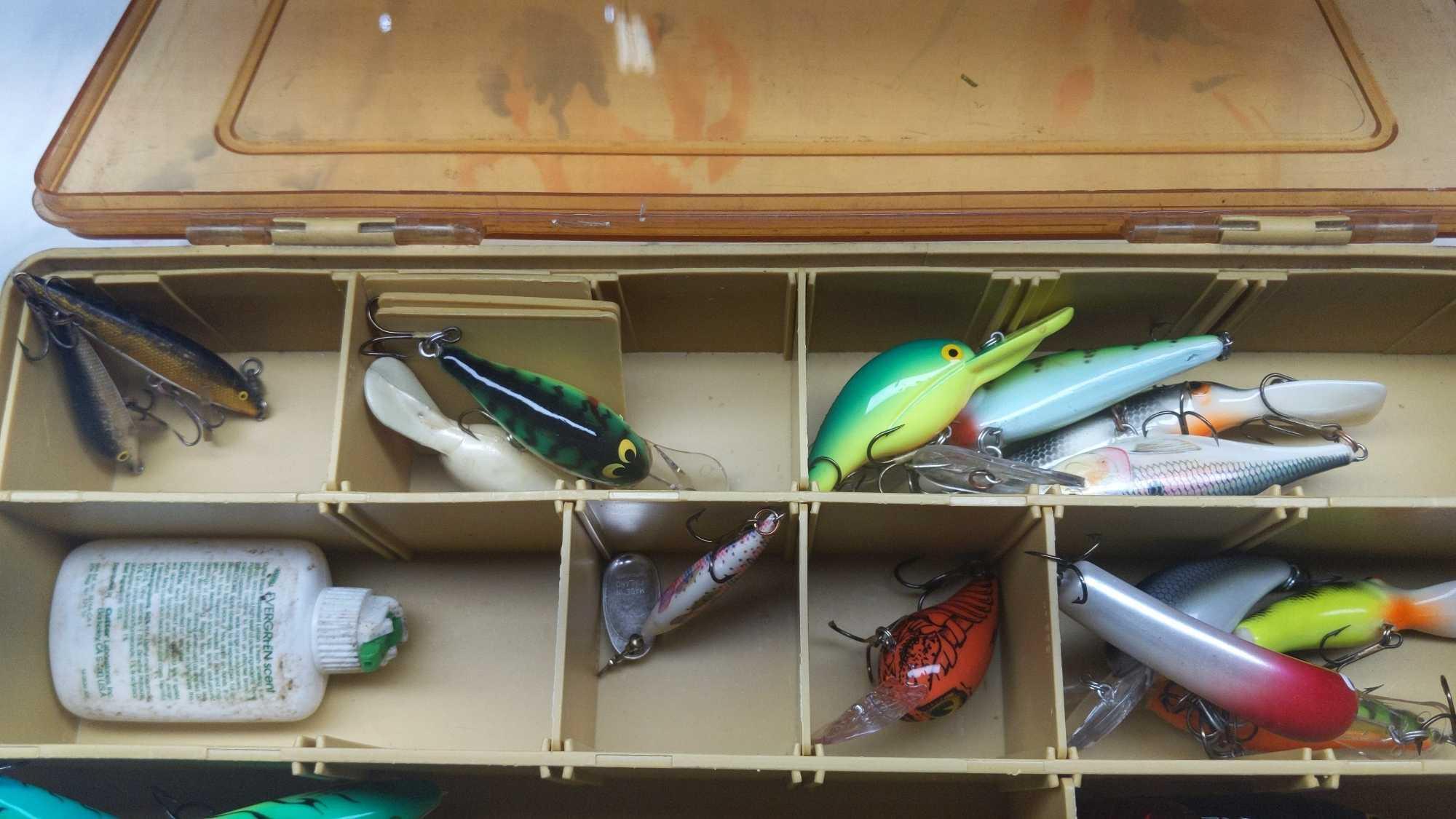 Plano Magnum Double Sided Tackle Box Full of Lures