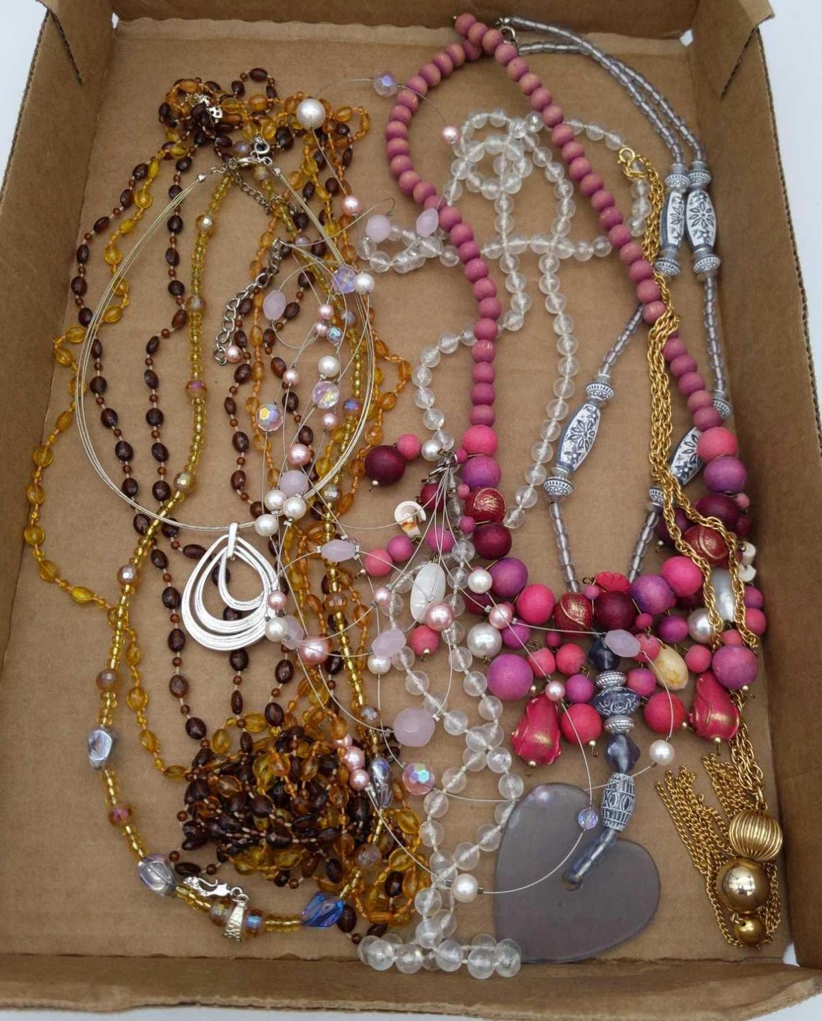 Costume Jewelry Necklace Lot