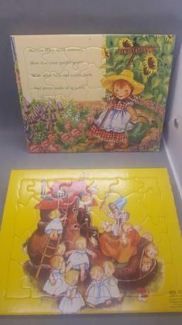 Nursery ryhmes puzzels, book, slides & more