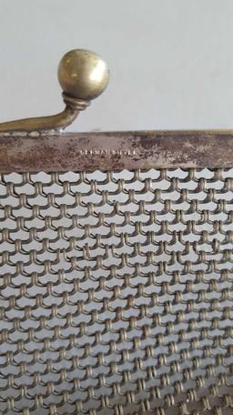 Chainmail purses - 1 is german silver, other mandalia mfg co