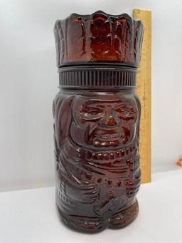 American Indian Chief Tobacco Canister