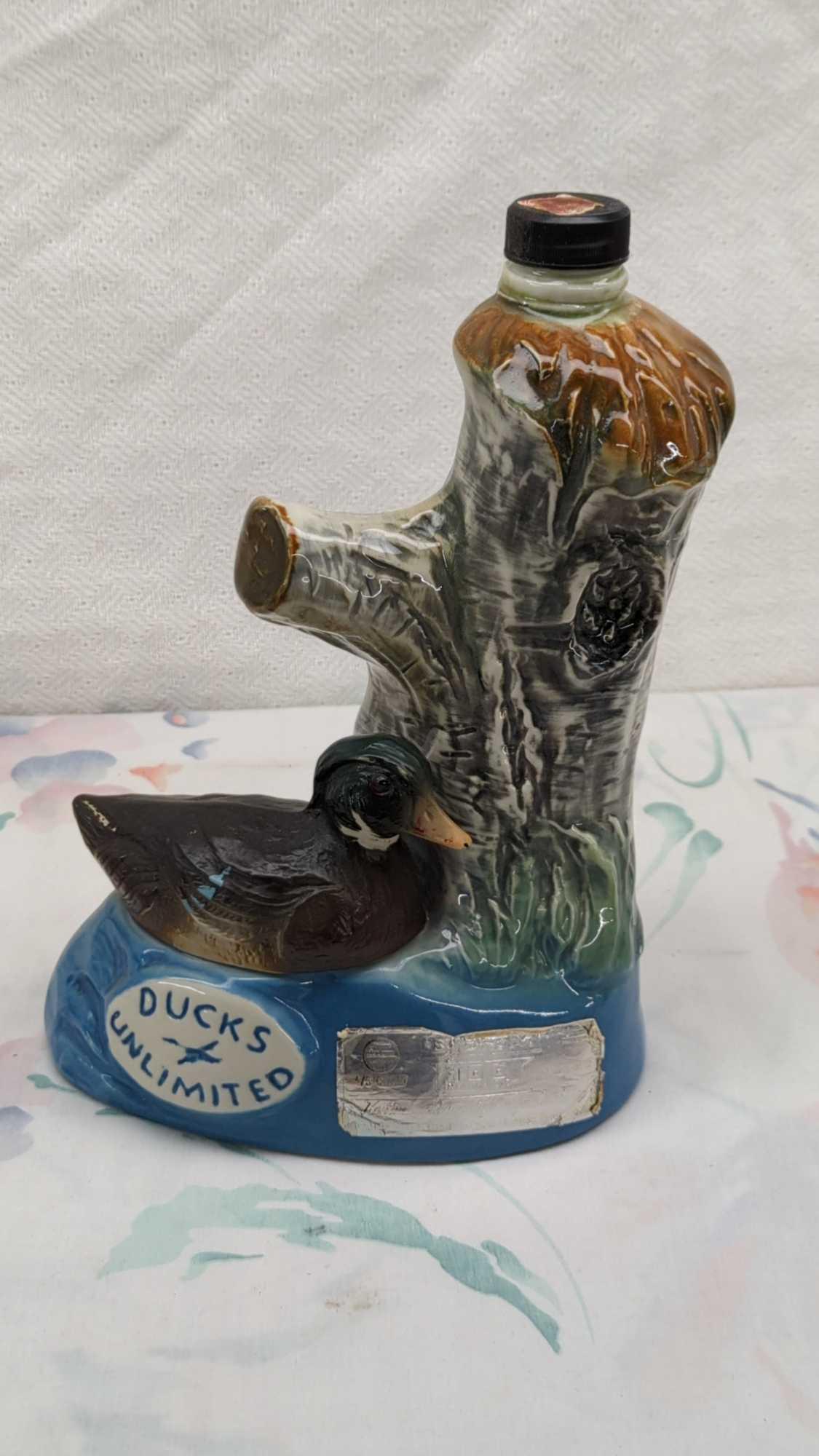 Ducks Unlimited 75-76 Wood Duck - Beam Decanter - empty