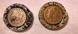 1880 & 1881 Coin Bolo Adornments
