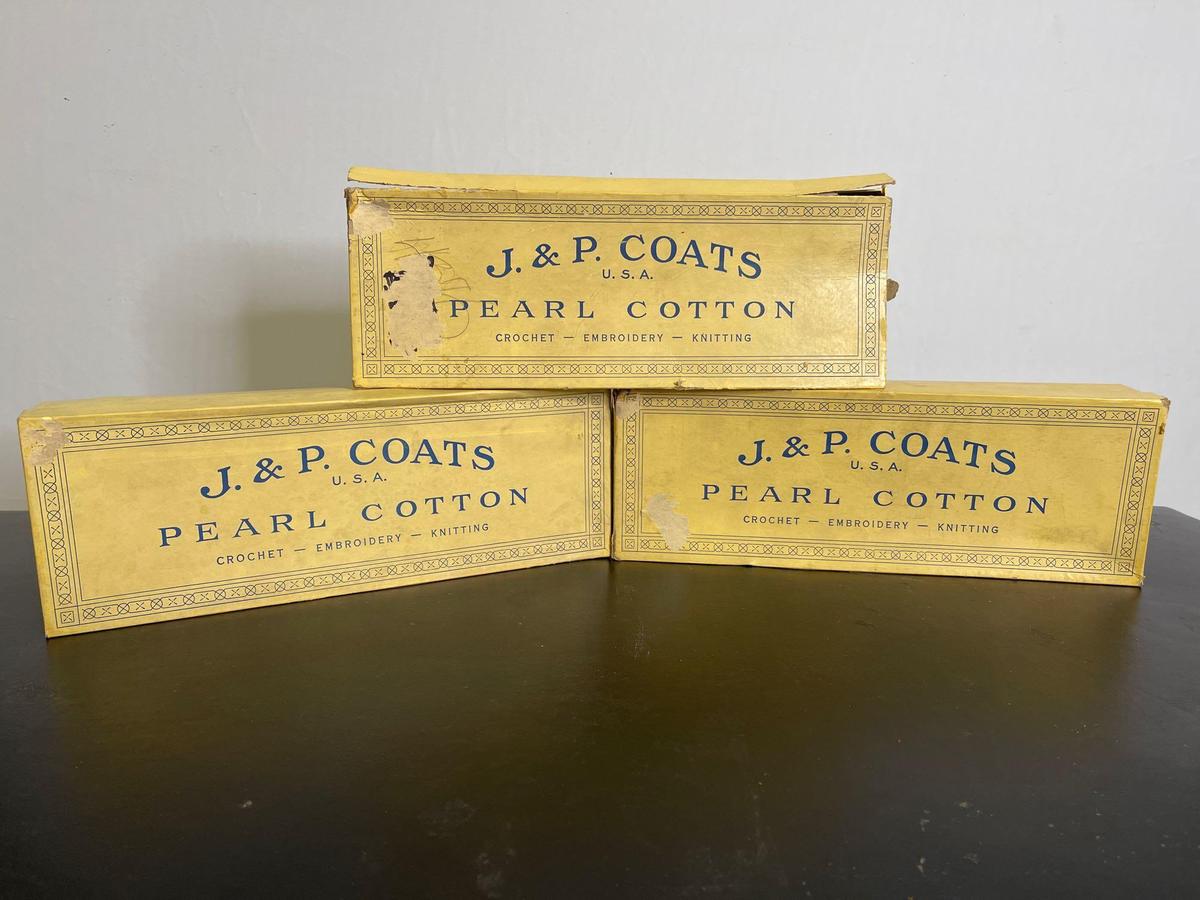 J&P Coats Pearl Cotton Thread Packs