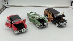 Welly '48 Woody, '53 Packard &'53 Cadillac