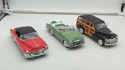 Welly '48 Woody, '53 Packard &'53 Cadillac