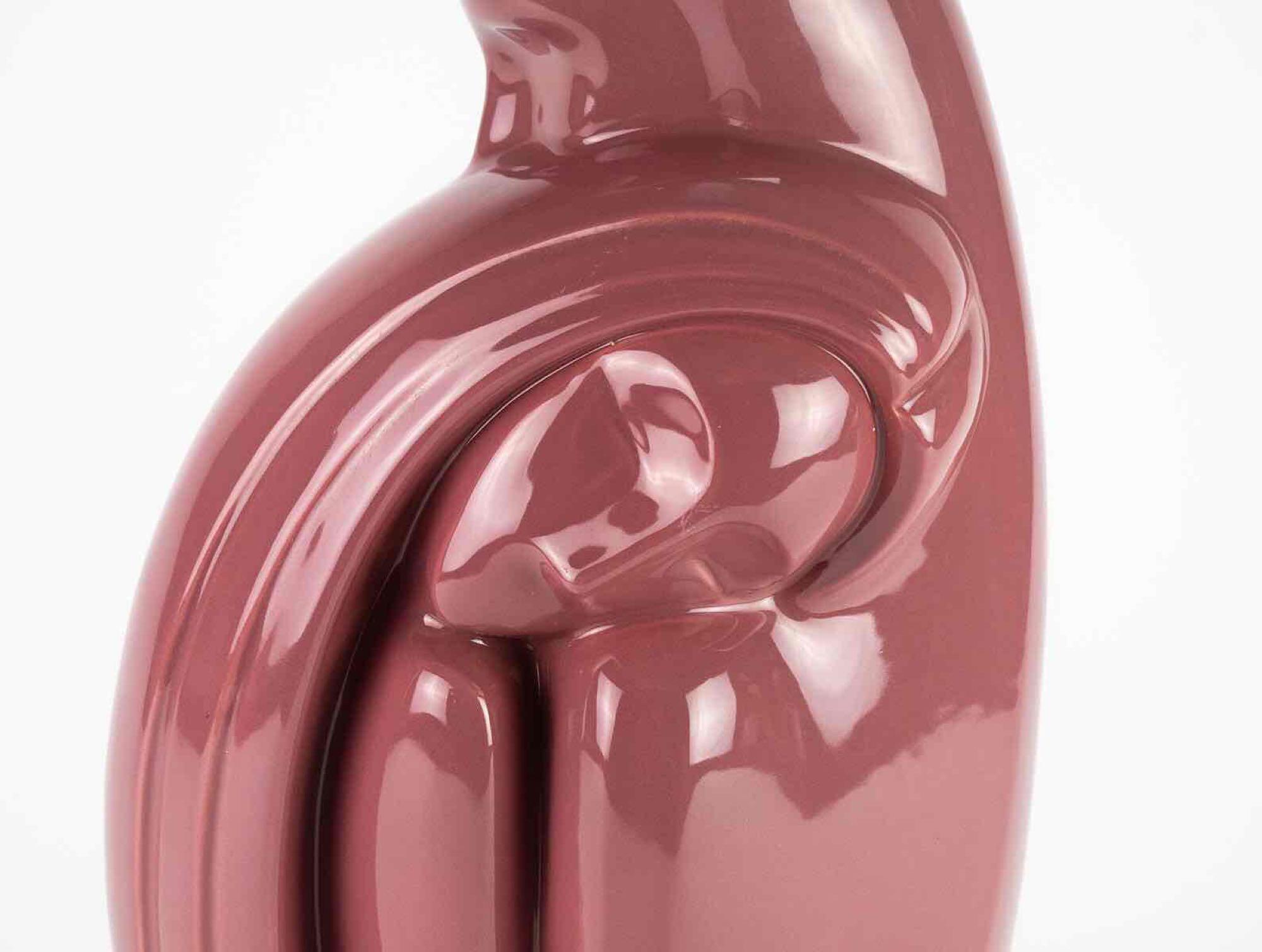 Haeger "Loves Embrace" Mauve Statuette