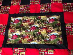 Handmade Farmall Queen Size Quilt