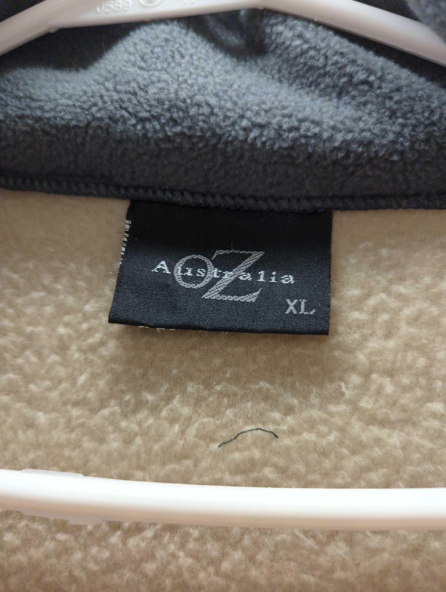 AUSTRALIA OZ FLEECE JACKET SIZE XL SLEEVES ZIPS OFF