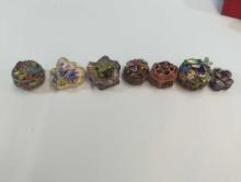 MINI TRINKET BOXES BUTTERFLY, FROG, DRAGON FLY & MORE