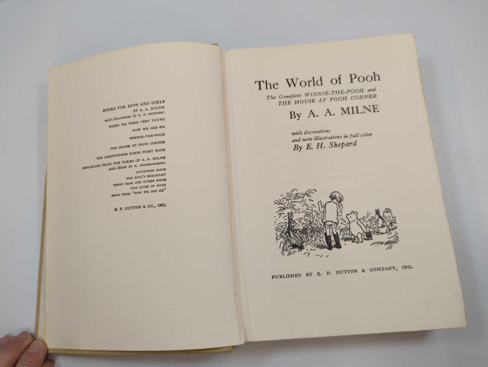 THE WORLD OF POOH BY A. A. MILNE