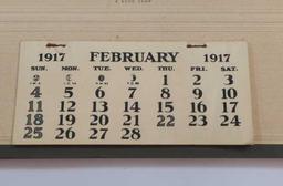 1917 "THE FARMERS STORE CO. "CALENDAR CHETEK WISCONSIN