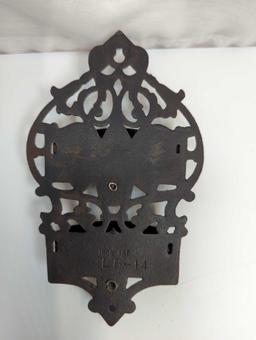 7"CAST IRON MATCH STICK HOLDER ART LB-14