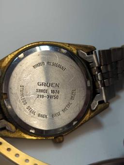 GRUEN MEN'S WRIST WATCH