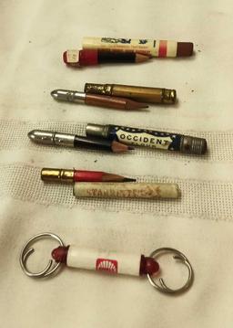 ADVERTISING POCKET PENCILS AND KEY RING