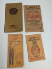 PAMPHLETS, MY POULTRY RECORD SOL HOT BROODERS, PIERCE MEMORANDUM AND ACCOUNT BOOK