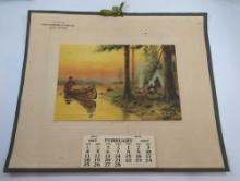 1917 "THE FARMERS STORE CO. "CALENDAR CHETEK WISCONSIN