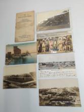 VINTAGE NORTH DAKOTA,SOUTH DAKOTA POST CARDS ,THE STORY OF BUNNY ESMOND