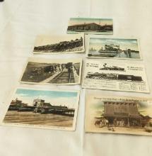 VINTAGE POST CARDS RAILROAD