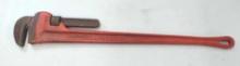 RIGID 48" HEAVY DUTY PIPE WRENCH U.S.A. ALLOY STEEL