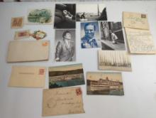 BLACK AND WHITE PHOTO 'S, POSTCARDS, LETTERS