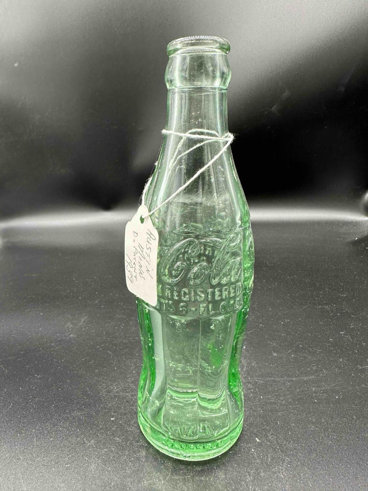 COCA-COLA BOTTLE AUSTIN, MN 1939