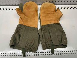 MILITARY LEATHER GLOVES WITH INNER LAYER