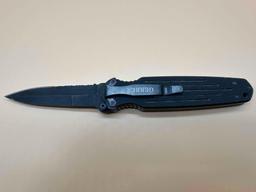 GERBER POCKET KNIFE HALF SERRATED BLADE 3.5" BLADE