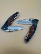 2 MATCHING PHOENIX BRAND POCKET KNIVES