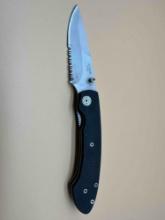 G-TECH HALF SERRATED POCKET KNIFE 3" BLADE