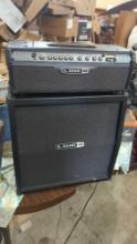 LINE 6 SPIDER III AMPLIFIER with FBV EXPRESS, SPIDER III TUNER & CORDS AS SEEN