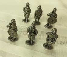 MIDIEVAL SOLDERS PEWTER 1 1/2"