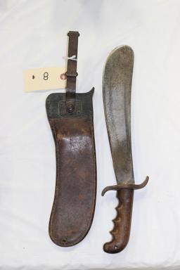 US Springfield Arsenal 1912 Bolo, Sheath Stamped "Rock Island Arsenal 1912"