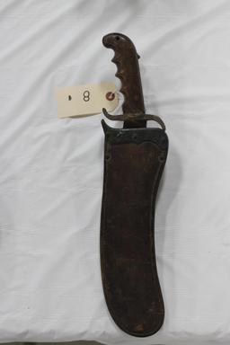 US Springfield Arsenal 1912 Bolo, Sheath Stamped "Rock Island Arsenal 1912"