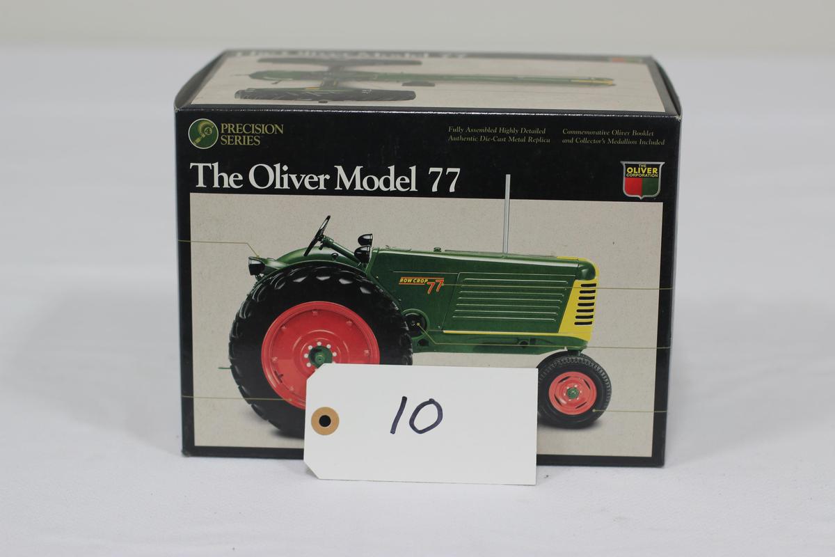 #10 OLIVER MODEL 77 TRACTOR 1/16-SCALE PRECISION SERIES NO. 4 (NIB)