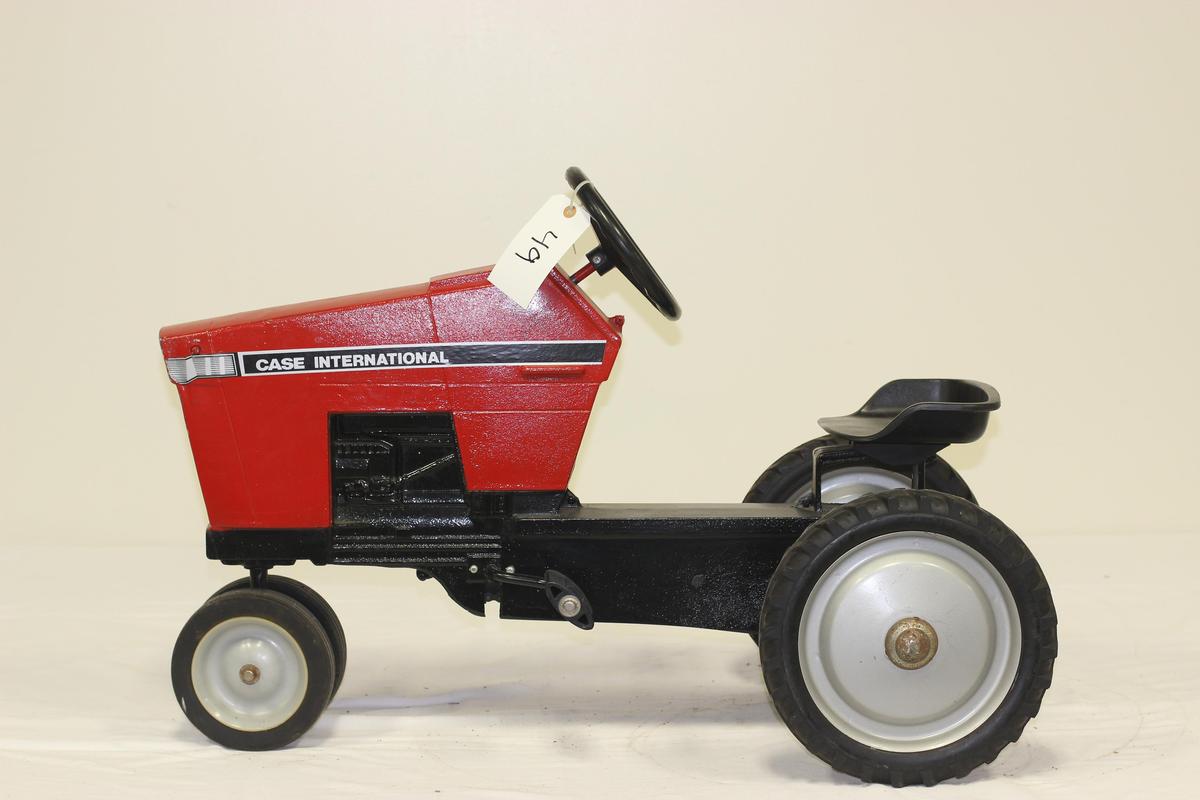 #49 1989 CASE/INTERNATIONAL "FIRST CASE/IH BY ERTL" PEDAL TRACTOR (REPAINTED)