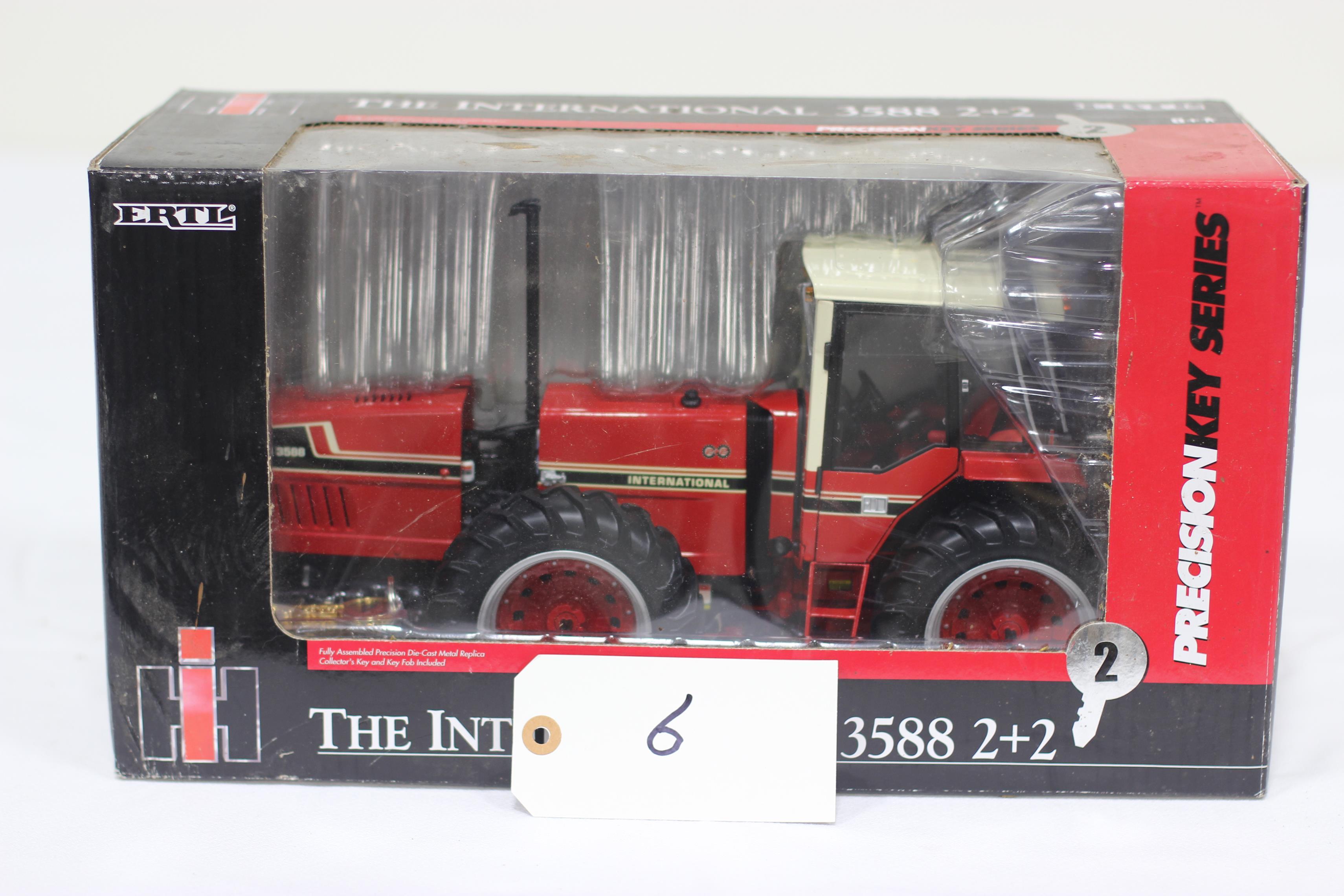 #6 INTERNATIONAL 3588 2+2 TRACTOR 1/16-SCALE PRECISION KEY SERIES NO. 2 (NIB)