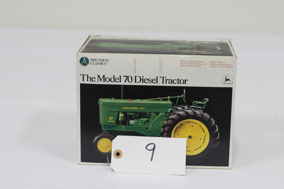 #9 JOHN DEERE MODEL 70 DIESEL TRACTOR 1/16-SCALE PRECISION CLASSIC (NIB)