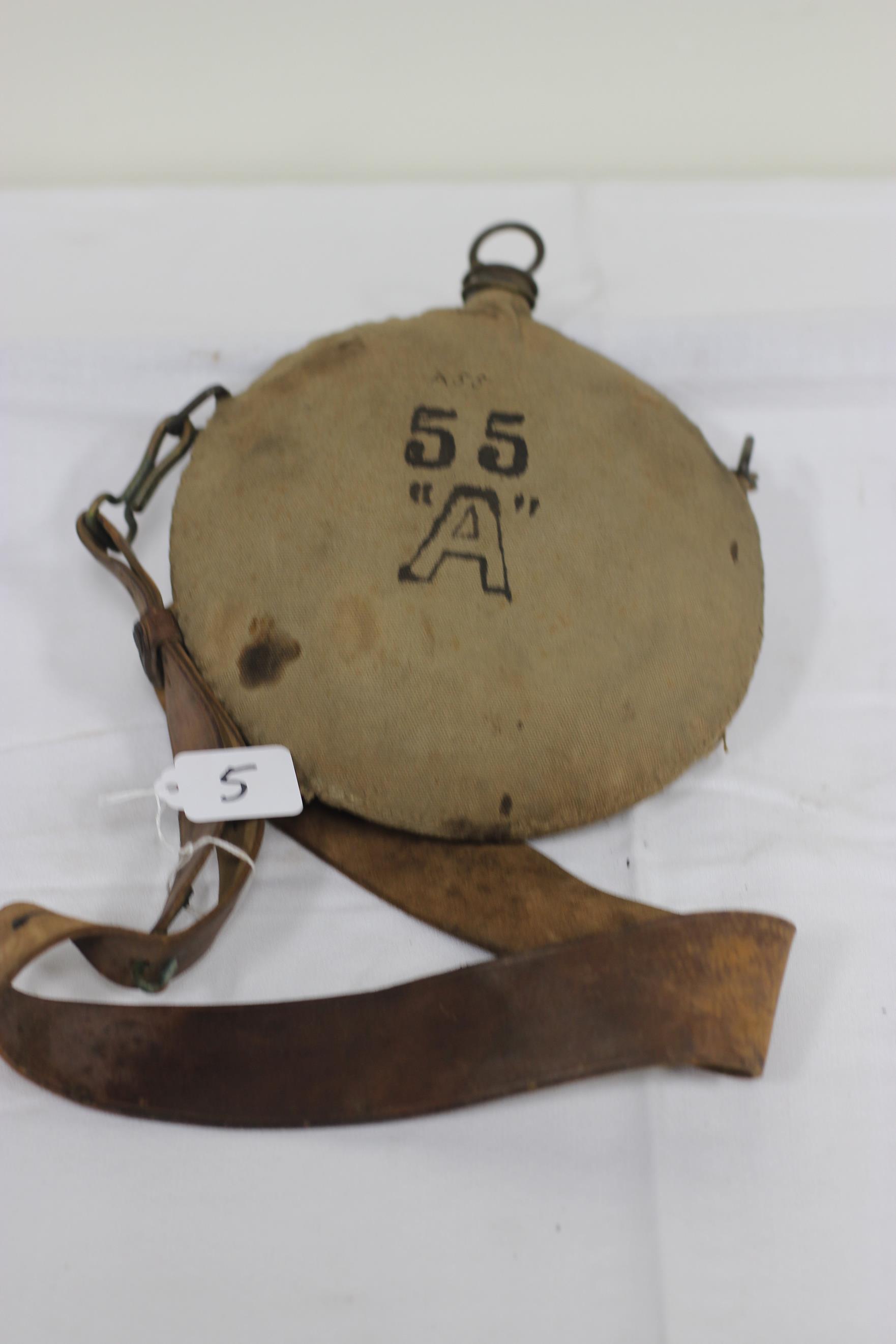 #5-U.S. 55 "A" INDIAN WARS CANTEEN